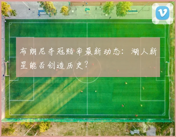 布朗尼夺冠赔率最新动态：湖人新星能否创造历史？